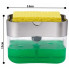 Диспенсер для моющего средства с подставкой для губки Soap Pump & Sponge Caddy Серый (17872)