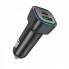 Автомобільний зарядний пристрій BOROFONE BZ28A Trophie PD30W+QC3.0 car charger Black (6941991110818) (18872)
