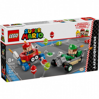 Конструктор LEGO Super Mario Mario Kart – Baby Mario vs. Baby Luigi (72034) (7872)