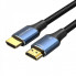 Кабель Vention Cotton Braided HDMI-A Male to Male HD v2.1 Cable 8K 5M Blue Aluminum Alloy Type (ALGLJ) (ALGLJ) (14972)