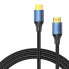 Кабель Vention Cotton Braided HDMI-A Male to Male HD v2.1 Cable 8K 5M Blue Aluminum Alloy Type (ALGLJ) (ALGLJ) (14972)