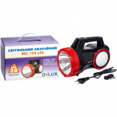Фонарь Delux REL-103 20 LED 10W (90018289) (15972)