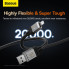 Кабель Baseus CoolPlay Series Fast Charging Cable USB to iP 2.4A 1m Black (CAKW000401) (15082)