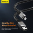 Кабель Baseus CoolPlay Series Fast Charging Cable USB to iP 2.4A 1m Black (CAKW000401) (15082)