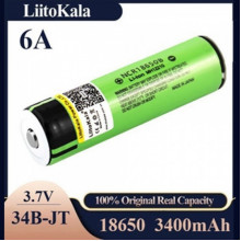 Аккумулятор 18650, LiitoKala NCR 34B-JT, 3400mAh Без защиты Оригинал (22082)