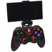 Беспроводной Bluetooth джойстик Gen Game V8 Чёрный с красным (14182)