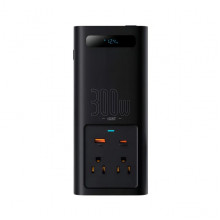 Автомобільний інвертор Baseus IGBT Power Inverter 300W (110V US/JP ) Black (CGNB010001) (18182)