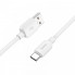 Кабель HOCO X96 Hyper 27W charging data cable Type-C White (6931474799098) (20182)