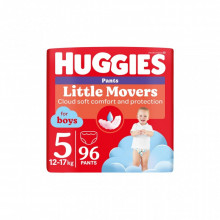 Подгузники Huggies Little Movers/Pants 5 (12-17 кг) для мальчиков 96 шт (5029054568163) (7182)
