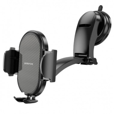 Автотримач для телефона BOROFONE BH73 Charm press type center console car holder Black (6974443386318) (17382)
