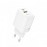 Мережевий зарядний пристрій BOROFONE BN29 Fuente PD30W+QC3.0 charger (EU) White (6941991120329) (382)