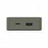 Батарея универсальная Hama 20000mAh, 15W/5V/3A, USB-C, USB-A, green (00201716) (16582)
