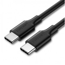 Кабель UGREEN US286 USB 2.0 Type C to Type C Cable Nickel Plating 1m (Black) (UGR-50997) (UGR-50997) (14682)