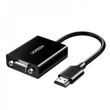 Перехідник UGREEN CM611 HDMI to VGA Adapter(UGR-90813) (UGR-90813) (19782)