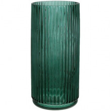 Ваза скляна Ancient Glass "Emerald" Ø12х25см, смарагдове скло (5782)