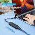 USB-хаб Vention USB-C to USB 3.0*3/RJ45/Micro-B HUB 0.15M Black ABS Type (TGPBB) (14882)