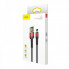 Кабель Baseus Cafule Cable（Special Edition）USB For iP 1m Red+Black (CALKLF-G91) (15092)