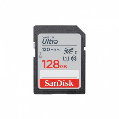 Карта памяти SanDisk 128GB SD class 10 UHS-I Extreme Ultra (SDSDUNB-128G-GN6IN) (17092)