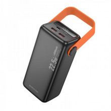 Зовнішній акумулятор BOROFONE BJ66 Magnifico 22.5W+PD20W fully compatible power bank (40000mAh) Black (6941991115141) (21092)