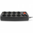 Сетевой фильтр питания REAL-EL RS-Protect 505, 1.8m, black (EL122300044) (22092)