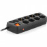 Сетевой фильтр питания REAL-EL RS-Protect 505, 1.8m, black (EL122300044) (22092)