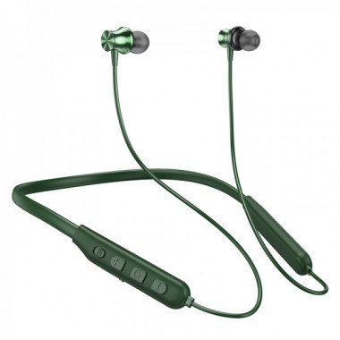 Бездротові спортивні навушники HOCO ES64 Easy Sound sports BT earphones Dark Green (6931474784490) (15192)