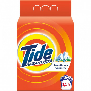 Стиральный порошок Tide Аква-Пудра Альпийская свежесть 2.1 кг (8006540534304) (7392)