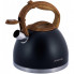 Чайник Kamille Whistling Kettle Black 2.7л з нержавіючої сталі зі свистком (1492)