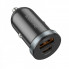 Автомобільний зарядний пристрій BOROFONE BZ22 Scenery dual port PD30W+QC3.0 car charger Black (6941991105180) (17492)