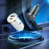 Автомобільний зарядний пристрій BOROFONE BZ22 Scenery dual port PD30W+QC3.0 car charger Black (6941991105180) (17492)