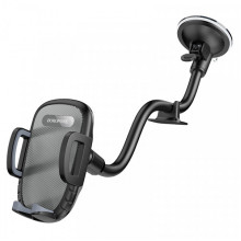 Автотримач для телефона BOROFONE BH54 Racer windshield car holder Black (6931474752895) (20492)