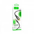 Аудіокабель HOCO UPA25 iP to 3.5mm male, nylon braid, 1m, Black (6931474791153) (19692)