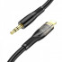 Аудіокабель HOCO UPA25 iP to 3.5mm male, nylon braid, 1m, Black (6931474791153) (19692)