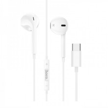 Навушники HOCO M101 Crystal joy Type-C wire-controlled digital earphones with microphone White (6931474782366) (15203)