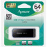 Флеш-накопичувач Apacer USB 3.2 Gen 1 AH356 64GB Black (AP64GAH356B-1) (203)