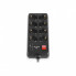 Сетевой фильтр питания REAL-EL RS-PROTECT 805 1.8m, black (EL122300042) (16403)