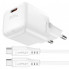 Мережевий зарядний пристрій з кабелем ACEFAST A77 mini PD30W GaN single USB-C charger set (C3-03) White (6974316282853) (403)