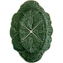 Набір 2 сервірувальних блюда Bordallo Pinheiro Cabbage 37x26см Зелений (5403)