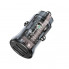 Автомобільний зарядний пристрій Usams US-CC162 C31 15W Transparent Dual USB A+A Mini Car Charger (CC162CC01) (8403)