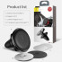 Автодержатель Baseus Magnetic Air Vent Car Mount Holder Silver (SUGX-A0S) (3503)