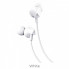 Проводные наушники вакуумные 3.5mm HOCO M60 Perfect Sound Universal с микрофоном 1.2m Белые (17703)