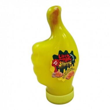 Вязкая масса, слайм "LIKE Magic Slime" LMS-01-01U 300 гр Желтый