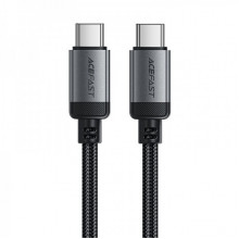 Кабель ACEFAST C20-03 USB-C to USB-C aluminum alloy charging data cable Black (6974316283775) (14903)