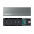 Зовнішня кишеня для накопичувача A-DATA EC680 для SSD M.2 PCIe USB3.2 Gen2 Type-C Gray (EC680-CCGY) (19013)