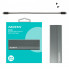 Зовнішня кишеня для накопичувача A-DATA EC680 для SSD M.2 PCIe USB3.2 Gen2 Type-C Gray (EC680-CCGY) (19013)