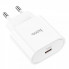 Мережевий зарядний пристрій HOCO C94A Metro single port PD20W charger set(Type-C to Type-C) White (6931474762191) (20213)