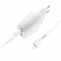 Зарядное сетевое HOCO C78A Highway 2USB 2.4A Lightning Белый (9213)