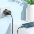 Мережевий зарядний пристрій з кабелем HOCO CS22A Value single port PD30W charger set(Type-C to Type-C) Black (6942007609937) (413)