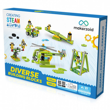 Конструктор Makerzoid Diverse Building Blocks (MKZ-BK-DB) (7513)