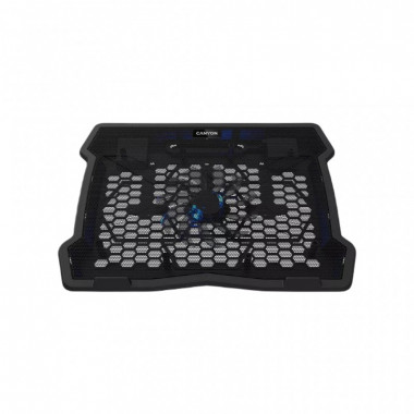 Подставка для ноутбука Canyon NS02, 10-15.6 laptop, single fan with 2x2.0 USB hub (CNE-HNS02) (6613)